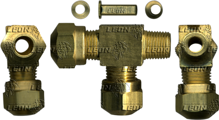 CONEXION FRENOS DE AIRE PARA TUBO DE NAILON TE TERMINAL A UN LADO (4471F) ØE DE TUBO: 1/4 R. DE TUBO: 1/8