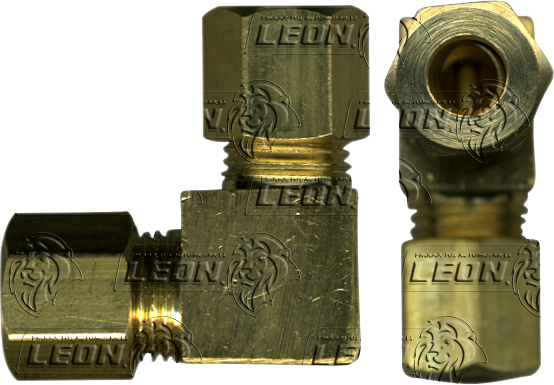 CONEXION COMPRESION CODO UNION (65F) ØE DE TUBO: 1/4