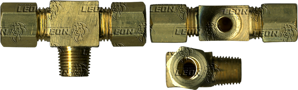 CONEXION COMPRESION TE TERMINAL AL CENTRO (72F) ØE DE TUBO: 1/4 R. DE TUBO: 1/8