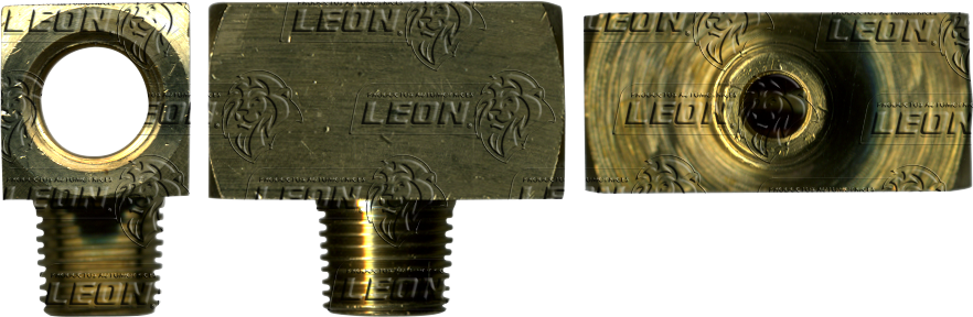 CONEXION ROSCA DE TUBO TE TERINAL AL CENTRO (2224P) R. DE TUBO: 1/8