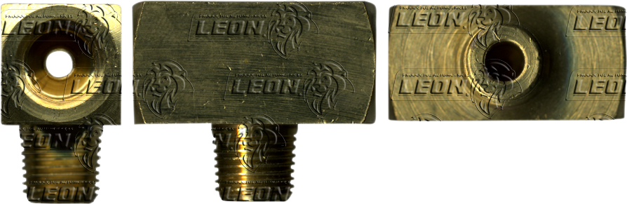 CONEXION ABOC. INVERTIDO 45° TE TERMINAL CENTRAL ØE DE TUBO: 3/16 R. DE TUBO: 1/8