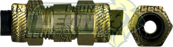 CONEXION PARA TUBERIA POLY-V UNION ØE DE TUBO: 1/4 R. RECTA V-1: 3/8-24H