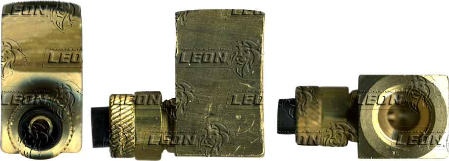 CONEXION PARA TUBERIA POLY-V CODO HEMBRA 90° ØE DE TUBO: 3/8 R. RECTA V-1: 1/2-24H R. NPTF V-2: 1/4-18H