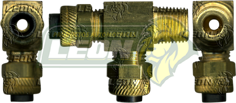 CONEXION PARA TUBERIA POLY-V TE TERMINAL A UN LADO ØE DE TUBO: 1/4 R. RECTA V-1: 3/8-24H R. NPTF V-2: 1/8-27H