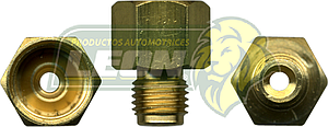 CONEXION TUERCA HIBROVAC R. EXT.: 3/8-24H. TUBO DE 3/16 ENTRA CONEX-033 R. INT.: 1/2-20H. TUBO DE 5/16 USA CONEX-041