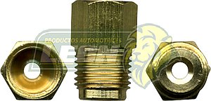 CONEXION TUERCA HIBROVAC R. EXT.: 7/16-24H. TUBO DE 1/4 ENTRA CONEX-034 R. INT.: 3/8-24H. TUBO DE 3/16 USA CONEX-033