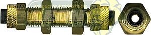 CONEXION PARA TUBERIA POLY-V UNION "BULKHEAD" ØE DE TUBO: 1/4 R. RECTA V-1: 3/8-24H
