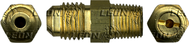 CONEXION ABOC. 45° SAE NIPLE CHECK (43F) ØE DE TUBO: 1/4 R. DE TUBO: 1/8