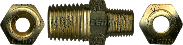 CONEXION ROSCA DE TUBO NIPLE REDUCCION (123B) R. DE TUBO: 3/8x1/8