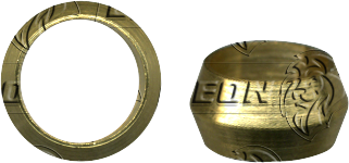 CONEXION COMPRESION BARRIL (60F) ØE DE TUBO: 3/4