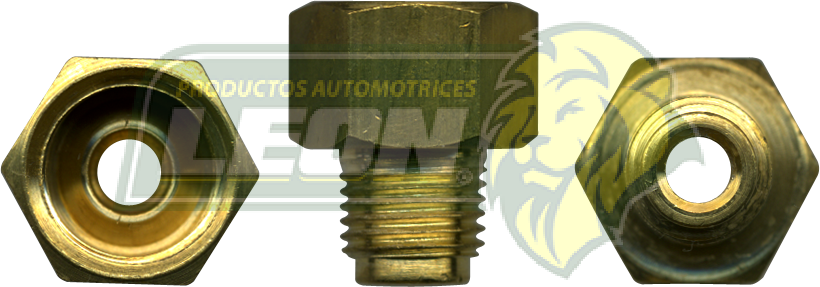 CONEXION TUERCA HIBROVAC R. EXT.: 1/2-20H. TUBO DE 5/16 ENTRA CONEX-041 R. INT.: 5/8-18H. TUBO DE 3/8 USA CONEX-108