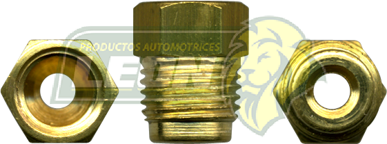 CONEXION TUERCA HIBROVAC R. EXT.: 1/2-20H. TUBO DE 5/16 ENTRA CONEX-041 R. INT.: 1/8 NPTH TUBO DE - USA CONEX-