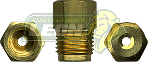 CONEXION TUERCA HIBROVAC R. EXT.: 9/16-18H. TUBO DE 1/4 ENTRA CONEX-654 R. INT.: 3/8-24H. TUBO DE 3/16 USA CONEX-033