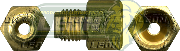 CONEXION TUERCA HIBROVAC R. EXT.: 5/8-18H. TUBO DE 3/8 ENTRA CONEX-108 R. INT.: 7/16-24H. TUBO DE 1/4 USA CONEX-034