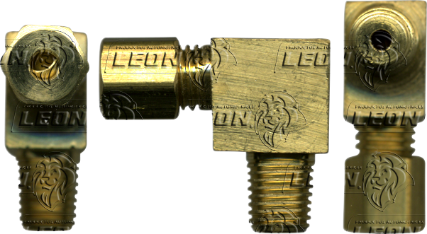 CONEXION COMPRESION CODO MACHO (69F) ØE DE TUBO: 1/8 R. DE TUBO: 1/16