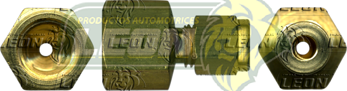 CONEXION DE COMPRESION PARA SISTEMA DE LUBRICACION INDUSTRIAL (TIPO3) TUERCA HEMBRA/BARRIL/TUBO CONECTOR HEMBRA ØE DE TUBO: 5/32 R. DE TUBO 1/8