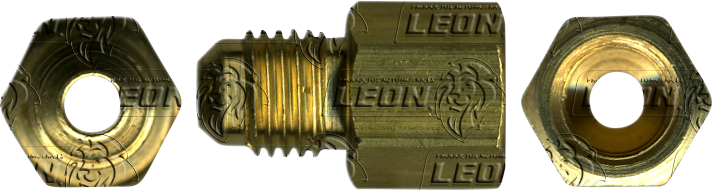 CONEXION ABOC. 45° SAE CONECTOR HEMBRA (46F) ØE DE TUBO: 1/2 R. DE TUBO: 1/4