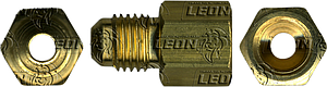 CONEXION ABOC. 45° SAE CONECTOR HEMBRA (46F) ØE DE TUBO: 1/2 R. DE TUBO: 3/8