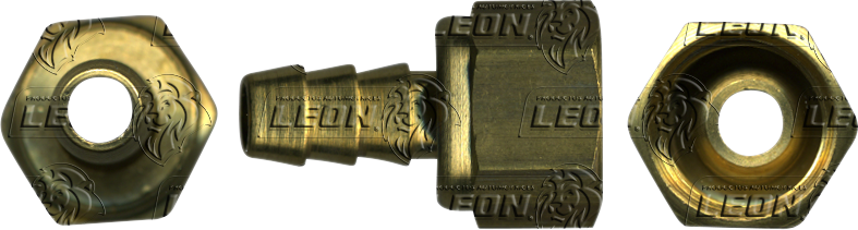 CONEXION COPLE PARA MANGUERA BAJA PRESION CONJUNTO TUERCA Y PIVOTE USADO EN EQUIPO DE PINTAR Y PARA COMPRESORA MANGUERA A HEMBRA GIRATORIA (NTPS) ØI DE MANG.: 1/4 R. DE TUBO: 1/4