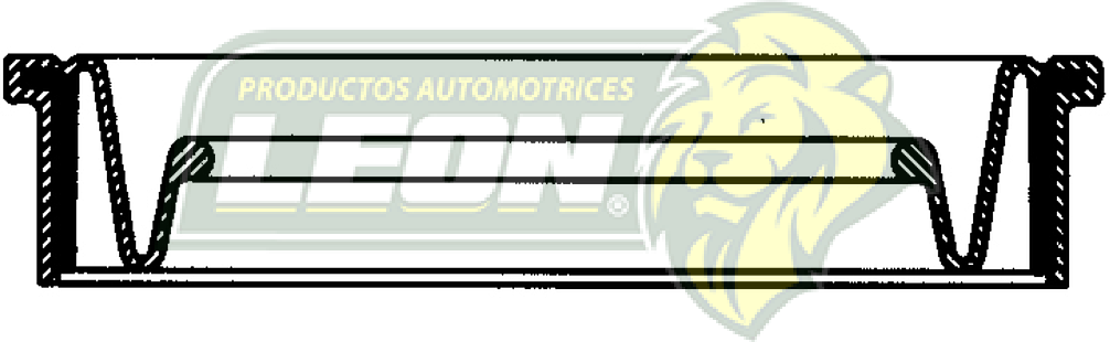 CUBREPOLVO P/PISTON CALIPER  ØE: 2.380”, ØI: 1.460”, TIPO: