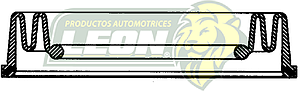 CUBREPOLVO P/PISTON CALIPER  ØE: 2.510”, ØI: 1.510”, TIPO: