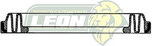 CUBREPOLVO P/PISTON CALIPER  ØE: 2.950”, ØI: 1.860”, TIPO: