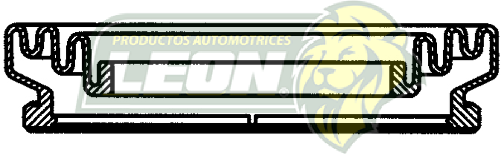 CUBREPOLVO P/PISTON CALIPER  ØE: 2.200”, ØI: 1.250”, TIPO: