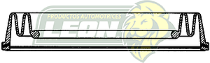 CUBREPOLVO P/PISTON CALIPER  ØE: 2.850”, ØI: 1.820”, TIPO: