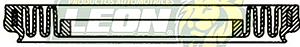CUBREPOLVO P/PISTON CALIPER  ØE: 2.410”, ØI: 1.320”, TIPO: