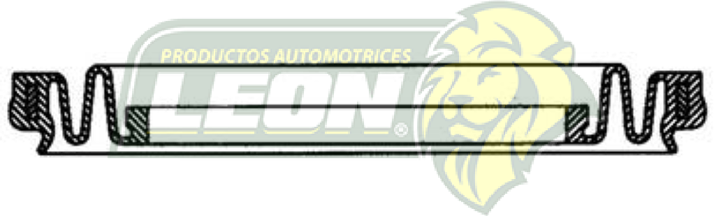 CUBREPOLVO P/PISTON CALIPER  ØE: 2.606”, ØI: 1.570”, TIPO: