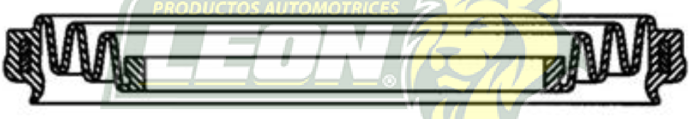 CUBREPOLVO P/PISTON CALIPER  ØE: 2.792”, ØI: 1.640”, TIPO: