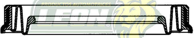 CUBREPOLVO P/PISTON CALIPER  ØE: 2.650”, ØI: 1.690”, TIPO: