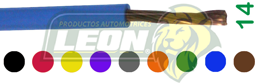 CABLE PLASTICO Cal.14 (ROLLO c/100 m.)