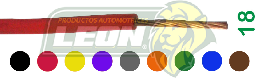 CABLE PLASTICO Cal.18 (ROLLO c/30 m.)