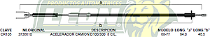 CHICOTE ACEL. CAMION D100, 300 8C. 68-77