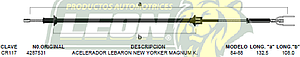 CHICOTE ACEL. LEBARON, NEW YORKER, MAGNUM “K” 84-88