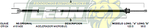 CHICOTE ACEL. MICROBUS