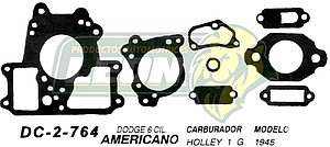 JUNTA CARBURADOR DODGE 6CIL (USA) HOLLEY 1G. U.S.A. (JGO.)
