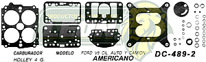 JUNTA CARBURADOR FORD 8CIL U.S.A. (JGO.)