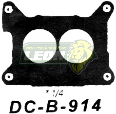 JUNTA BASE CARB. DODGE DART DUSTER D100 M.225 75-90