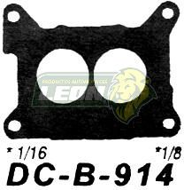 JUNTA BASE CARB. DODGE DART DUSTER D100 M.225 75-90