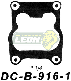JUNTA BASE CARB. G.M. V8 M.350 MALIBU, IMPALA, CAPRICE 75-77 ROCHESTER MOD. QUADRAJET 4G. 1/4” (0.250”) PAQUETE DE DOS PIEZAS, PRECIO POR PIEZA