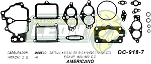 JUNTA CARBURADOR DATSUN CTA 73-80 U.S.A. (JGO.)