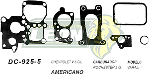 JUNTA CARBURADOR G.M. V6 ROCHESTER 2G U.S.A. (JGO.)