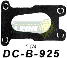 JUNTA BASE CARB. G.M. V6 173” 2.8L “AMERICANOS” Y NACIONALES 82-88 ROCHESTER SE 1/4” (0.250") PAQUETE DE CINCO PIEZAS, PRECIO POR PIEZA
