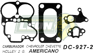 JUNTA CARBURADOR G.M. CHEVETTE HOLLEY 2G. U.S.A. (JGO.)
