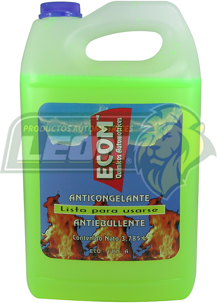 ANTICONGELANTE LISTO PARA USARSE BOTE 3.785 Lt (-37° A 107.8°) AMARILLO