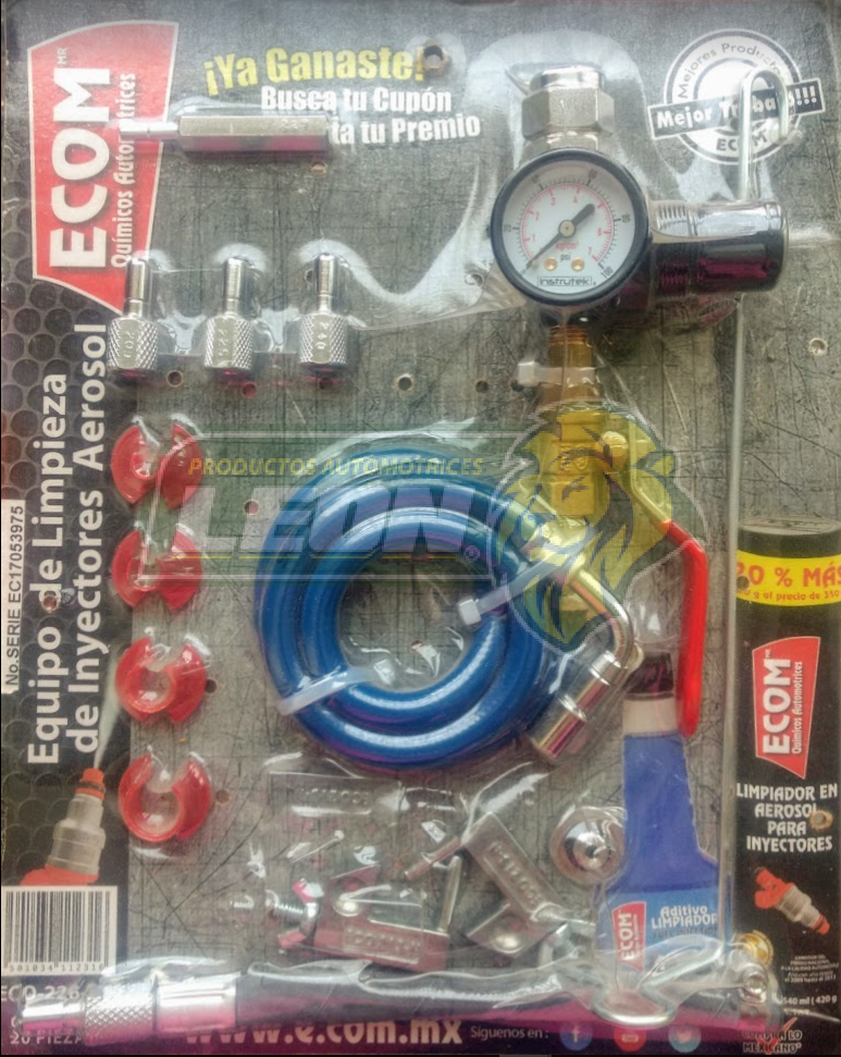 EQUIPO PARA LIMPIEZA DE INYECTORES “AEROSOL” ECONOMICO