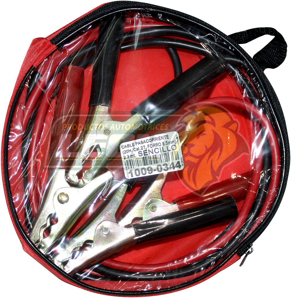 CABLE PASACORRIENTE SENCILLO (20 HILOS Cal.8, FORRO 8.5mm) 2.3 mt. NUEVO EMPAQUE HO656