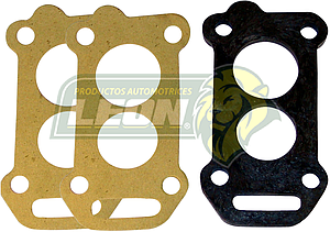 BRIDA BASE CARBURADOR TSURU I c/2 JUNTAS (3 pzas)